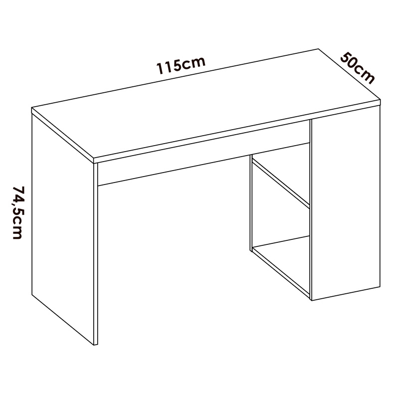 Conjunto Dormitorio Juvenil Lion Pack 1 Alistonado Blanco