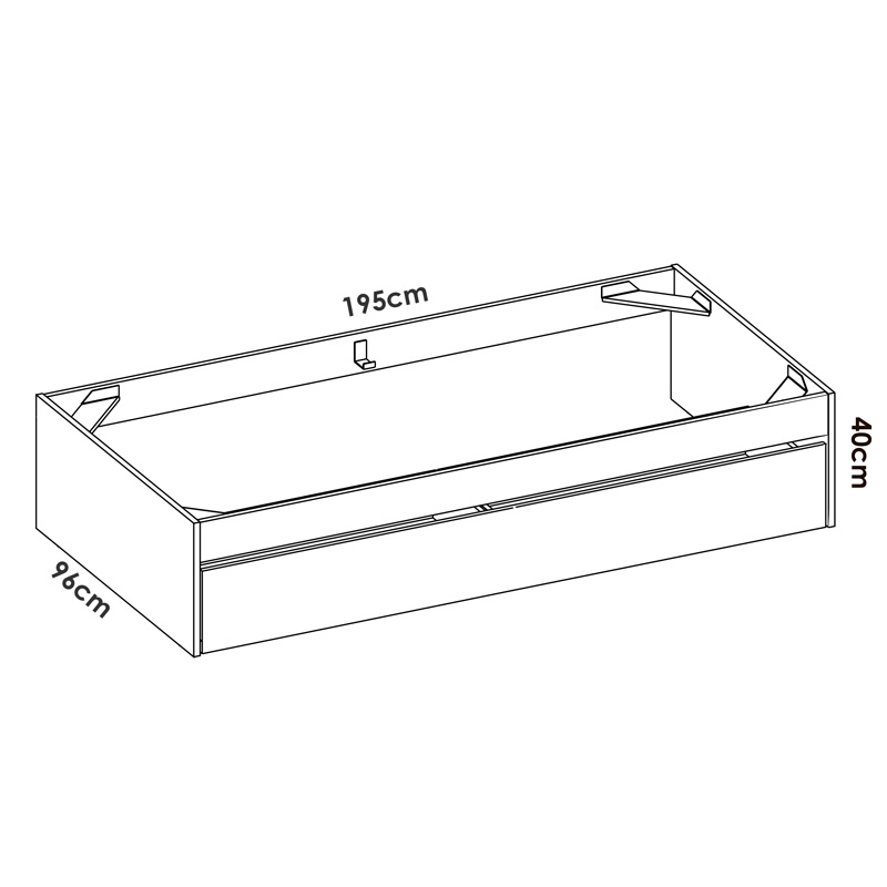 Conjunto Dormitorio Juvenil Lago Pack 8 Blanco