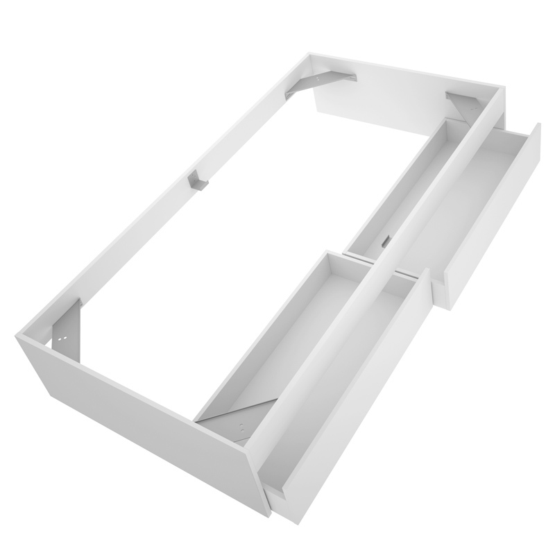 Conjunto Dormitorio Juvenil Lago Pack 9 Blanco 
