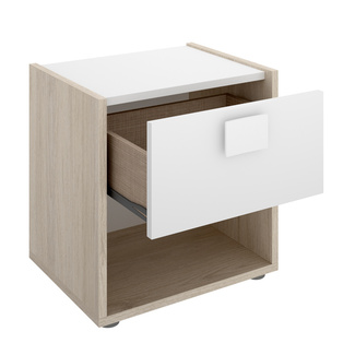 Conjunto Dormitorio Juvenil Lago Pack 9 Blanco 