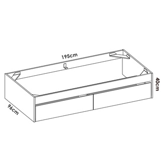 Conjunto Dormitorio Juvenil Lago Pack 9 Blanco 