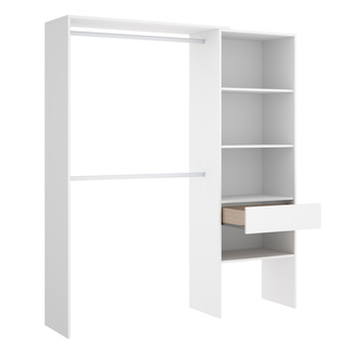 Conjunto Dormitorio Juvenil Lago Pack 9 Natural Blanco 