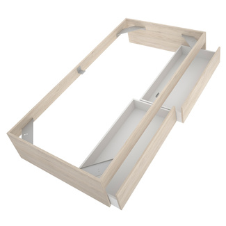 Conjunto Dormitorio Juvenil Lago Pack 9 Natural  