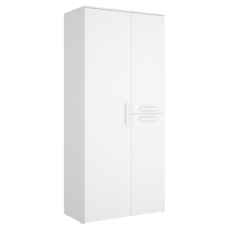 Conjunto Dormitorio Juvenil Leka Pack Blanco Alistonado