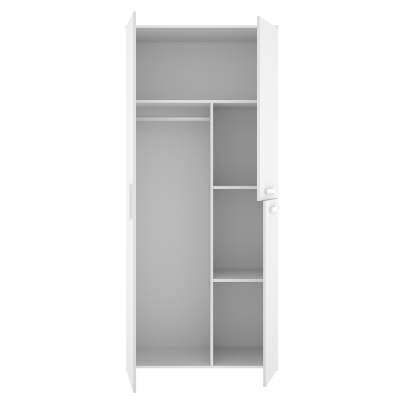 Conjunto Dormitorio Juvenil Leka Pack Blanco Alistonado