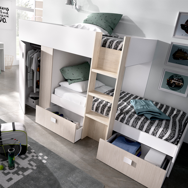 Cama Tren Groe 2 Camas