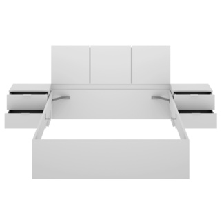 Conjunto Dormitorio Matrimonio Havana 5 Blanco 