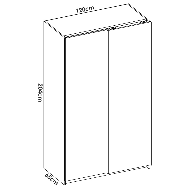 Conjunto Dormitorio Matrimonio Niza Pack 1 Natural Blanco