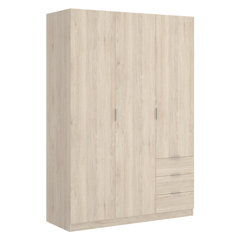 Conjunto Dormitorio Matrimonio Astra Pack 2 Blanco Natural  