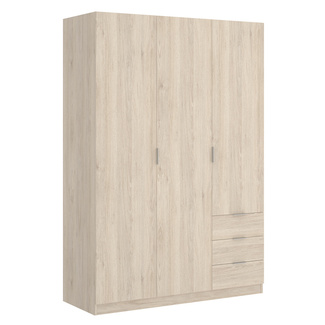 Conjunto Dormitorio Matrimonio Astra Pack 2 Blanco Natural  