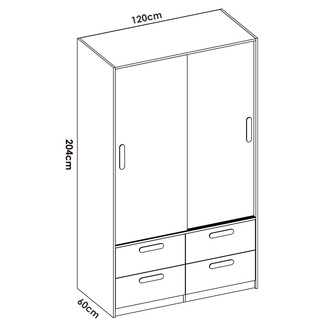 Conjunto Dormitorio Matrimonio Lusa Pack 1 Alistonado Blanco