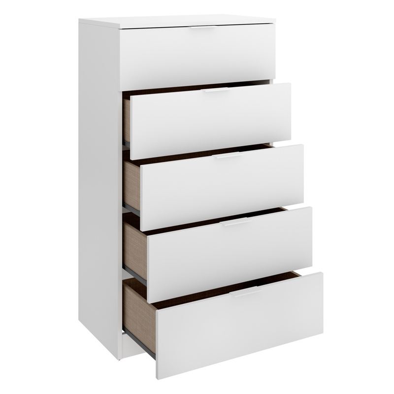 Conjunto Dormitorio Matrimonio Loma Pack 1 Blanco Alistonado