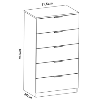 Conjunto Dormitorio Matrimonio Loma Pack 1 Blanco Alistonado