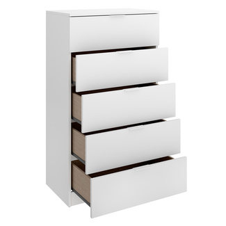 Conjunto Dormitorio Matrimonio Loma Pack 2 Blanco Alistonado 