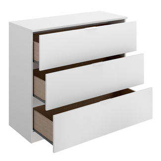 Conjunto Dormitorio Matrimonio Lago Pack 1 Blanco 
