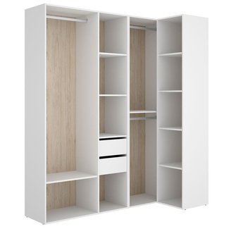 Armario Vestidor Suit Rinconero 2 Cajones