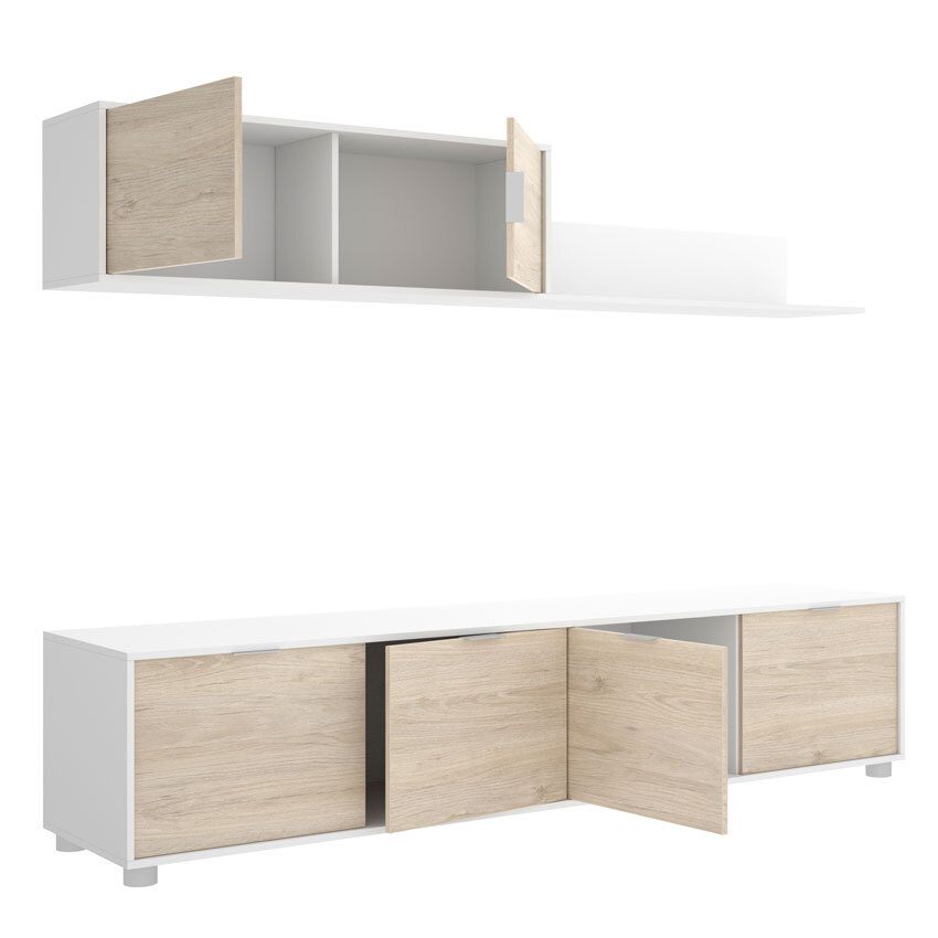 Conjunto Salón Lima Blanco Natural 