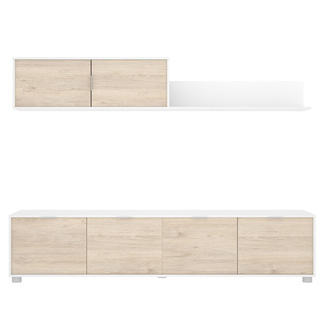 Conjunto Salón Lima Blanco Natural 