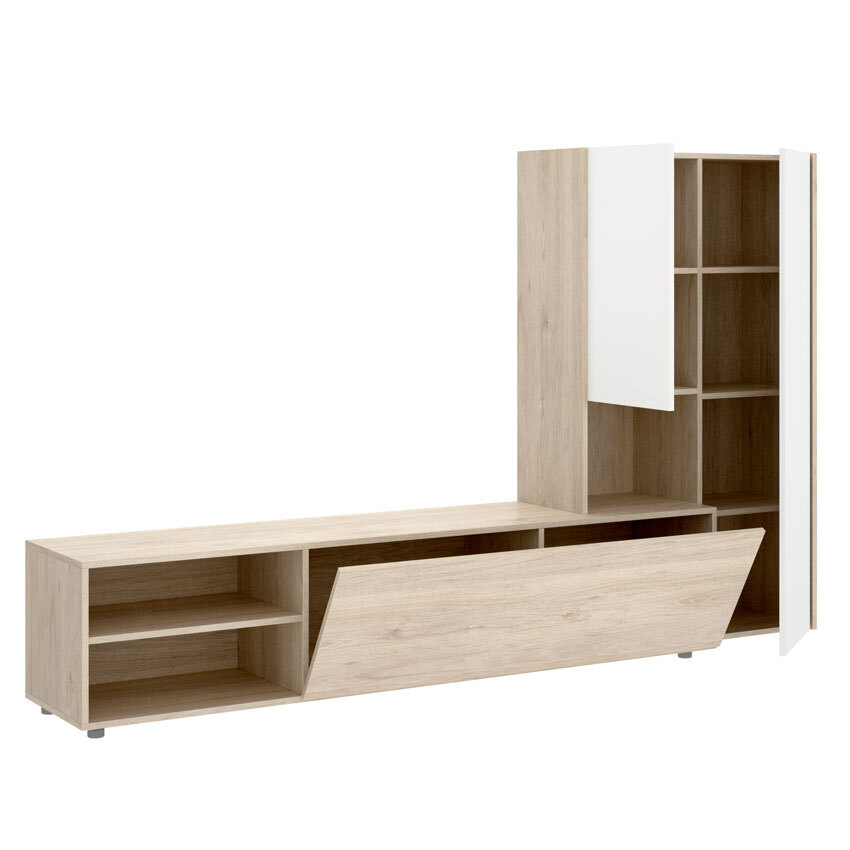 Conjunto Salón Kei Natural Blanco