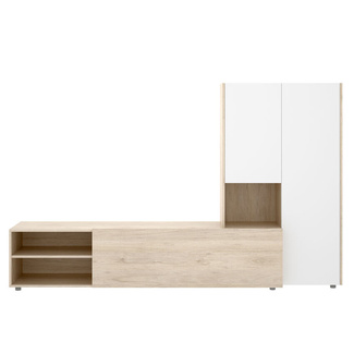 Conjunto Salón Kei Natural Blanco