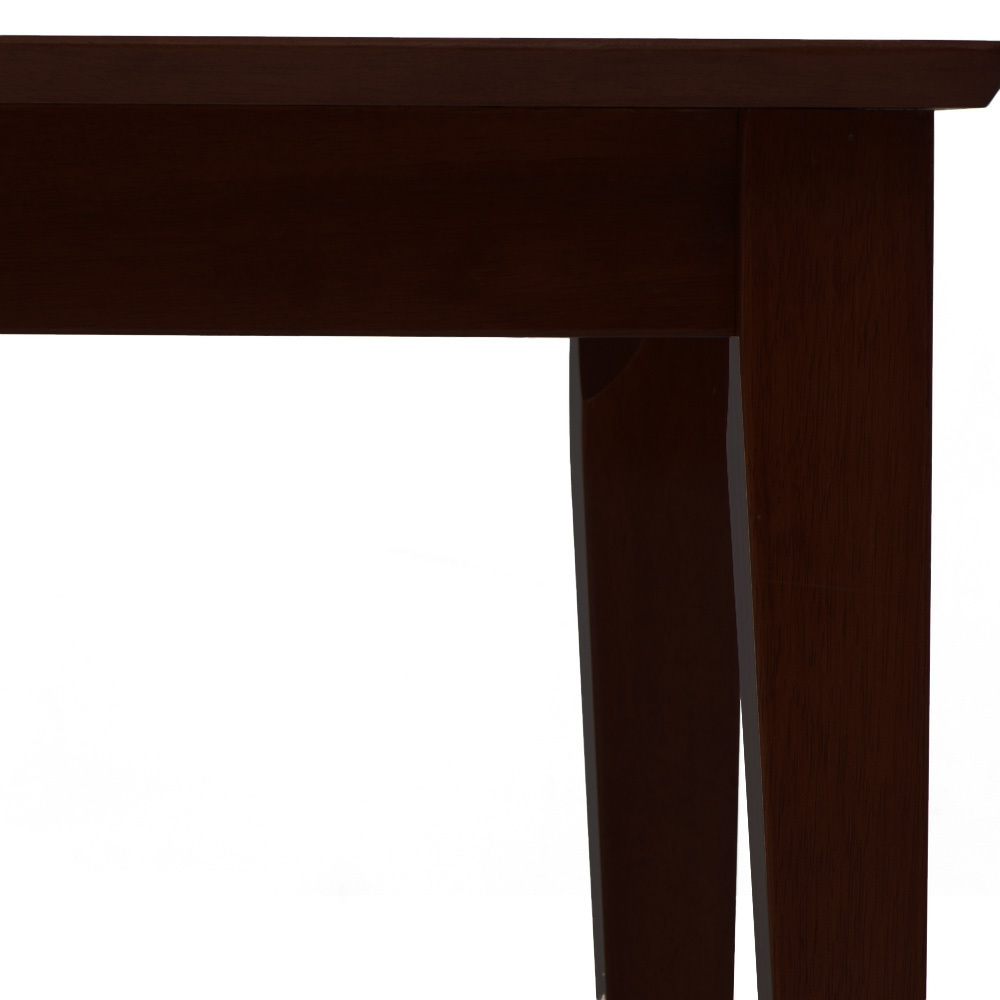 Mesa de Centro Estilo Contemporáneo 120x60x46 en Maderas Naturales Wengué  