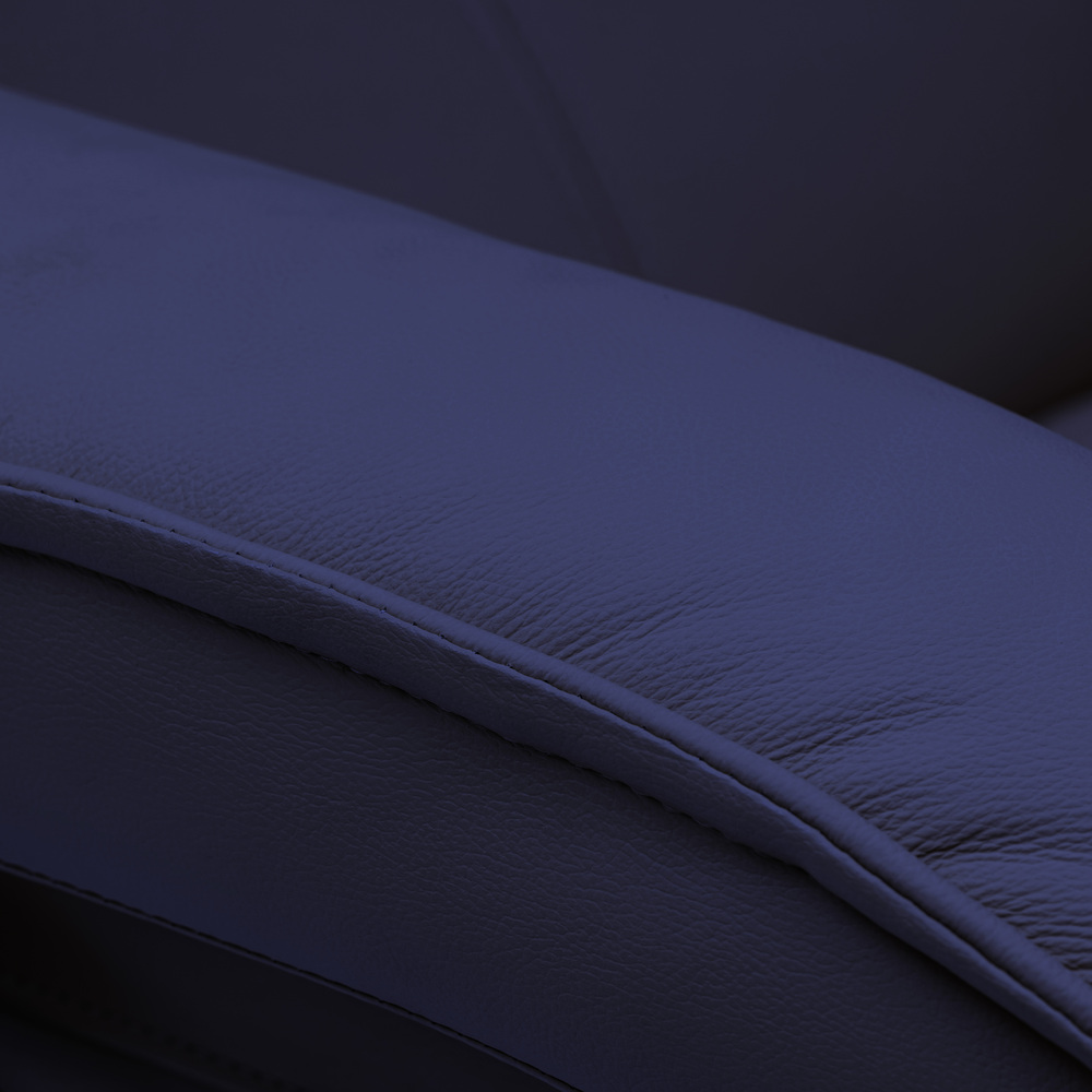 Sillón de Relax Kemi Reclinable Polipiel Azul Marino 