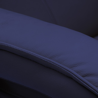 Sillón de Relax Kemi Reclinable Polipiel Azul Marino 