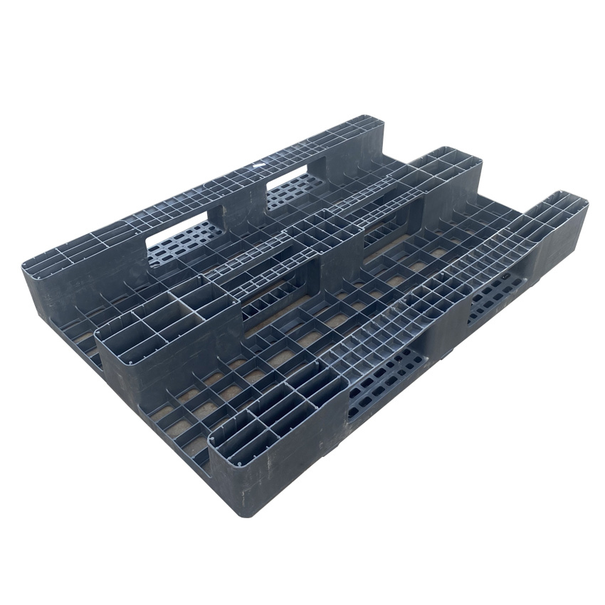 Palet de Plástico Compacto 80 x 120 Semi Nuevo 3 Patines 