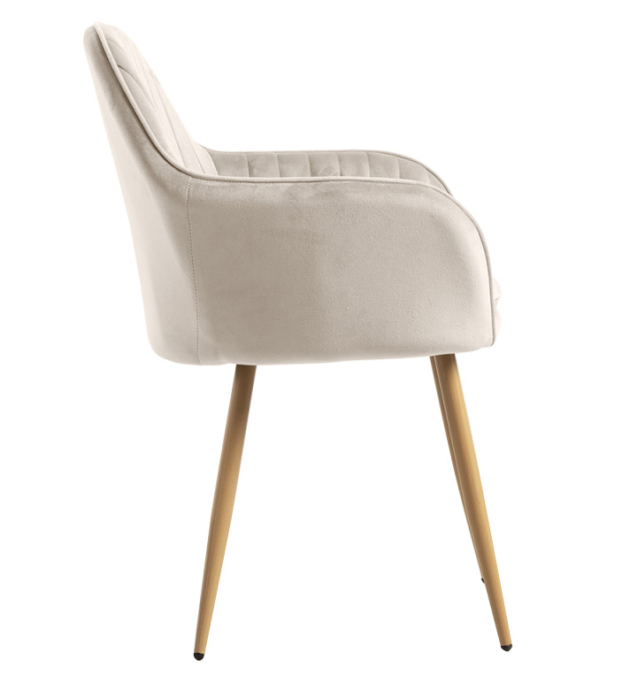 Silla Reby Asiento de Terciopelo 44 x 56 x 87 cm