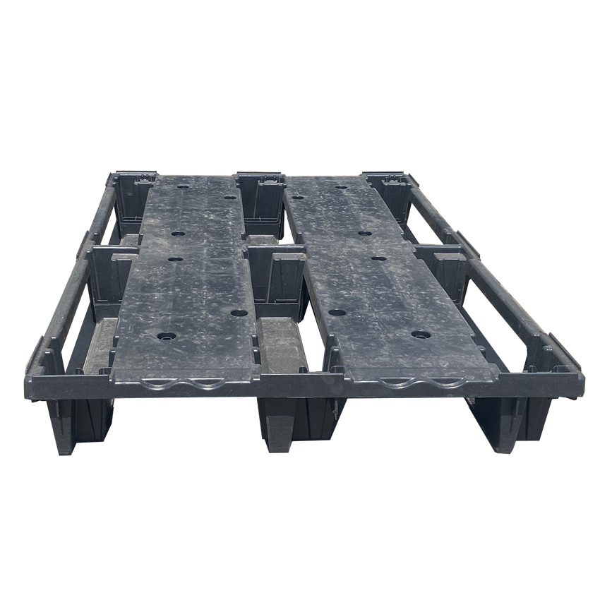 Palet de Plástico 80x120 Semi Nuevo Encajable y Apilable 