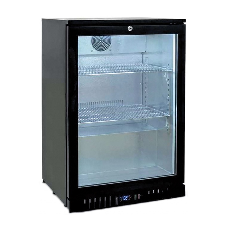 Expositor refrigerado color negro CH BB1