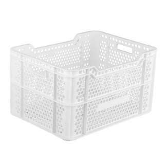 Cajón perforado de plástico apilable 43 litros Modelo 101   