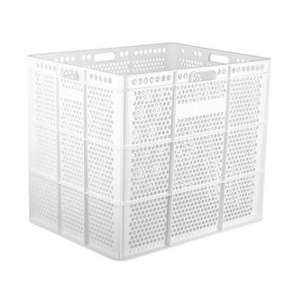Cajón apilable perforado fondo liso Modelo 124