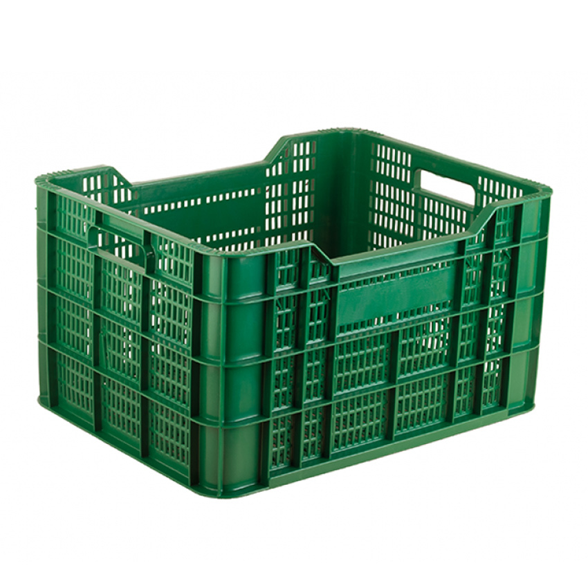 Cajón ranurado apilable 43 litros Modelo 118