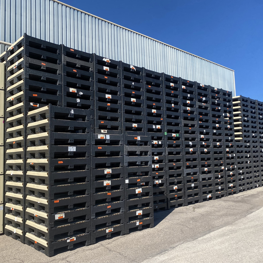 Alquiler Contenedor Plástico Plegable 696 litros Jumbo