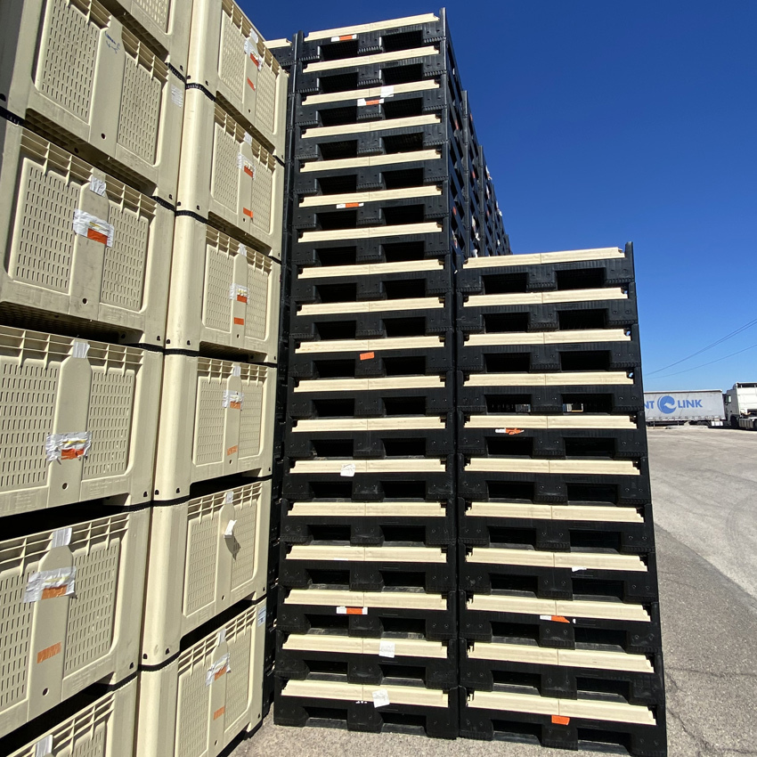 Alquiler Contenedor Plástico Plegable 696 litros Jumbo