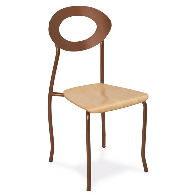 Silla de Tubo Acerado Respaldo Cortado a Láser Ref.M1025