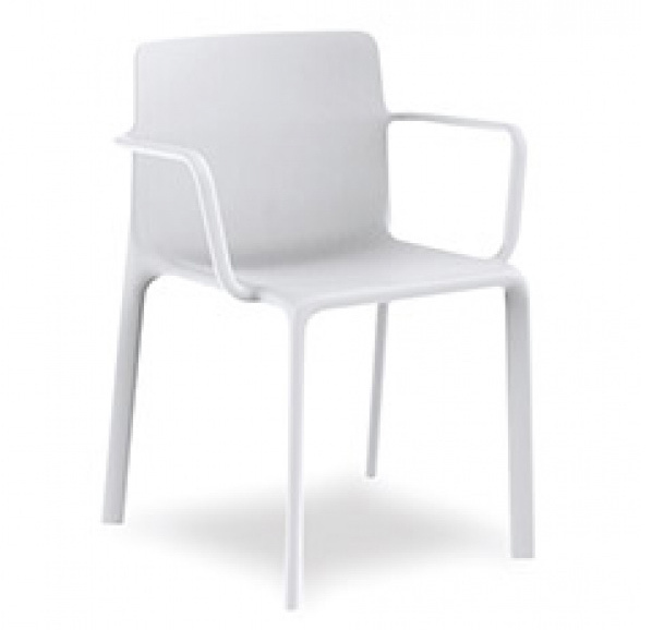Sillón Monobloc Apilable Polipropileno y Fibra de Vidrio Ref. V2 KES