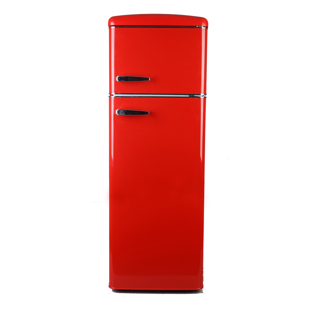 Frigorífico doble puerta Rojo estilo vintage RFDP246RRA++ 245L