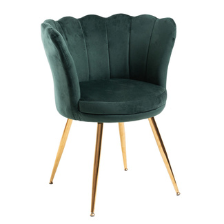 Silla de Diseño Sandu Golden Terciopelo