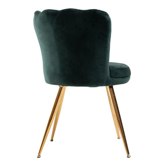 Silla de Diseño Sandu Golden Terciopelo