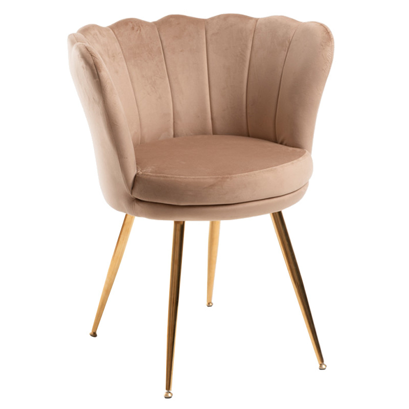 Silla de Diseño Sandu Golden Terciopelo
