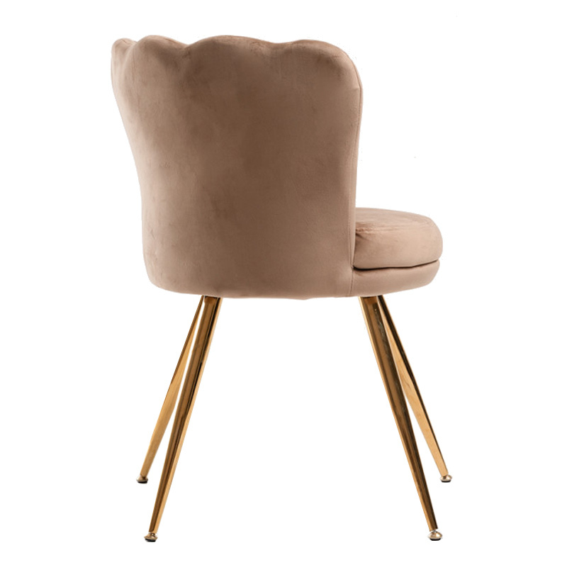 Silla de Diseño Sandu Golden Terciopelo