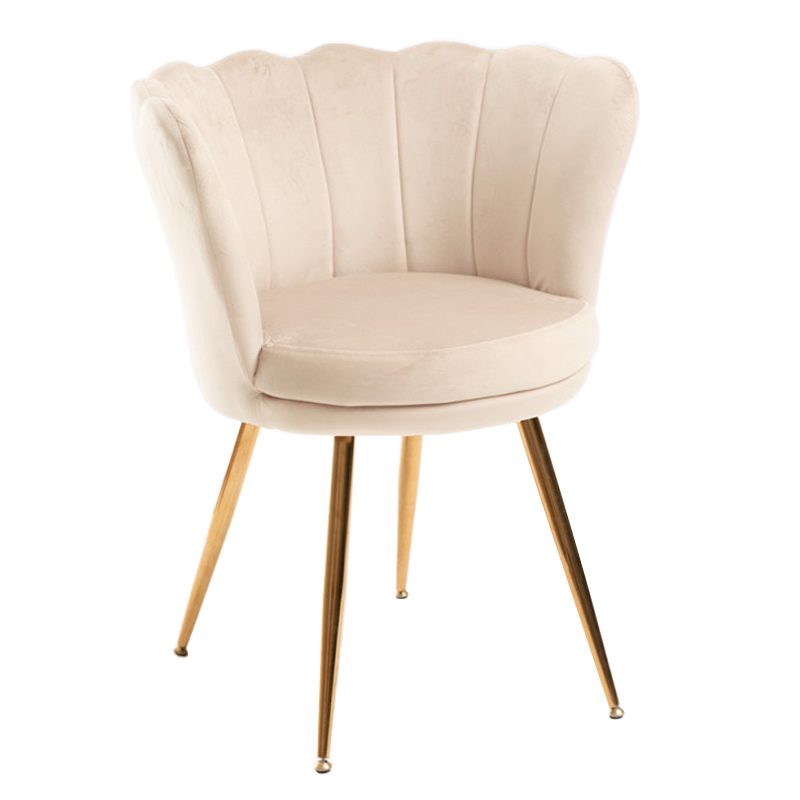 Silla de Diseño Sandu Golden Terciopelo