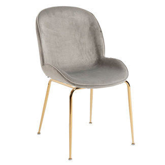Silla Shel Golden Terciopelo 