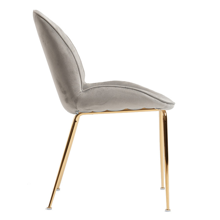 Silla Shel Golden Terciopelo 