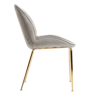Silla Shel Golden Terciopelo 
