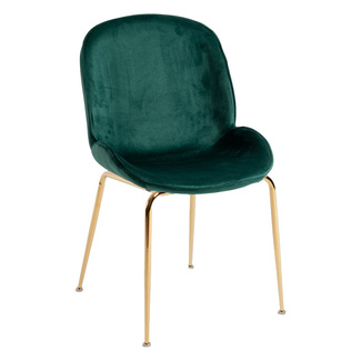 Silla Shel Golden Terciopelo 