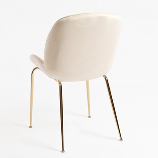 Silla Shel Golden Terciopelo 