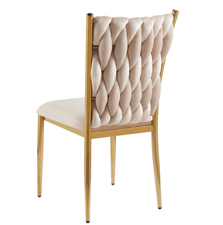 Silla Wewi Golden de Terciopelo
